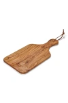 BERARD OLIVE WOOD SERVING BOARD WITH HANDLE