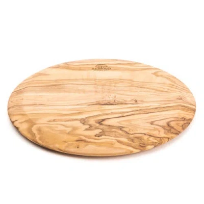 Berard Olivewood Handcrafted 9-inch Round Cutting Board In Brown