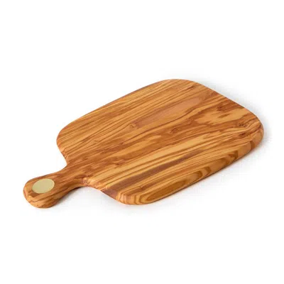 Berard Racine Olivewood 11.4-inch Cutting Board With Handle In Brown