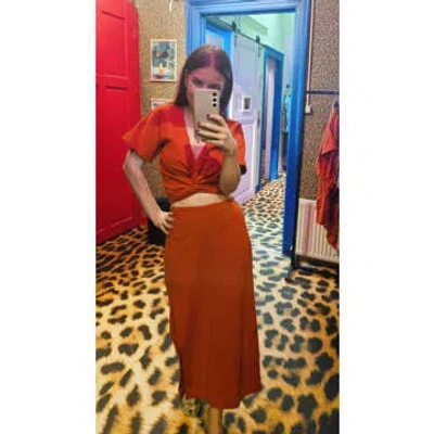 Berawa Luxe | Kokomo Cotton Skirt In Gold