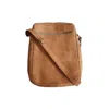 Berber Leather Men's Neutrals The Martil Large Messenger Bag In Tan