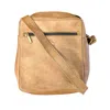 Berber Leather Men's Neutrals The Martil Small Messenger Bag In Tan