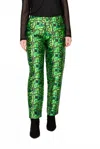 Berek Bold Lines Pant In Green In Green