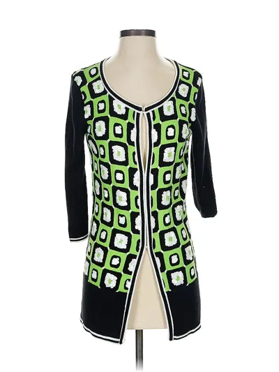 Pre-owned Berek Cardigan Sweater In Green