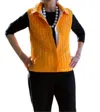Berek Game Day Reversible Vest In Orange & White In Multi
