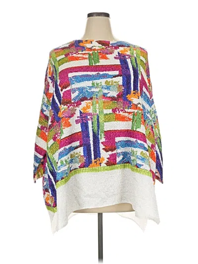 Pre-owned Berek Pullover Sweater In White