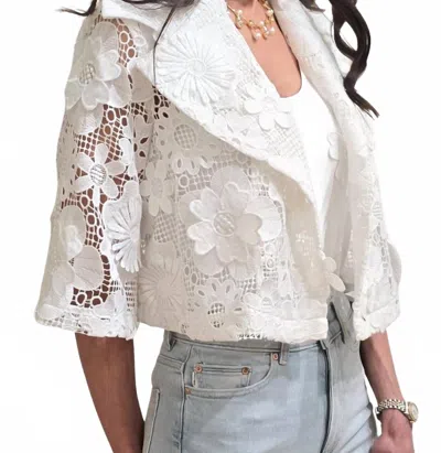 Berek Sunshine Breeze Bolero Jacket In White