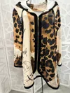 Berek Women's Cheetah With Text Print Hoodie Jacket In Brown In Brown