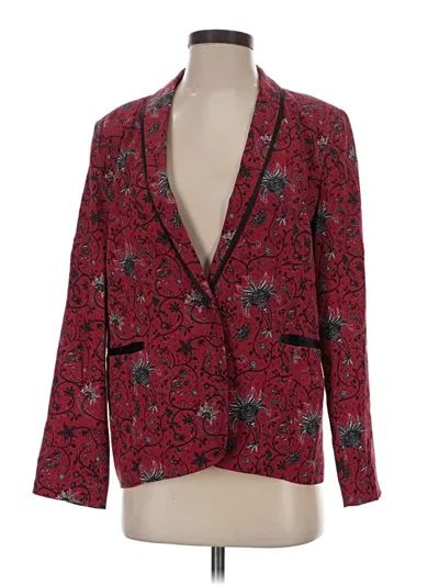Pre-owned Berenice Blazer Jacket In Red