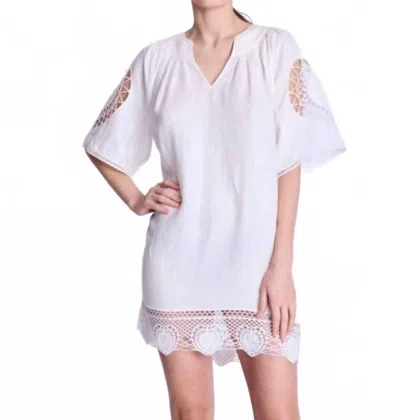 Berenice Brenza Short Dress In White