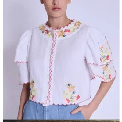 Berenice Clarita Blouse In White