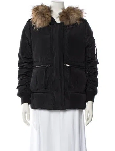 Pre-owned Berenice Down Jacket In Black