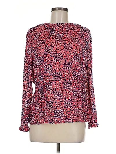 Berenice Long Sleeve Blouse In Red