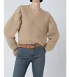 BERENICE LOUISE KNIT SWEATER IN CAMEL