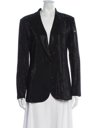 Pre-owned Berenice Patterned Blazer W/ Tags In Blue