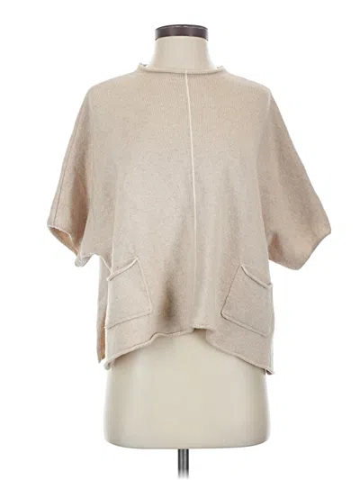 Pre-owned Berenice Poncho In Tan
