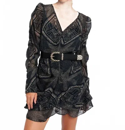 Berenice Ruvi Dress In Black