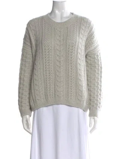 Pre-owned Berenice Wool Crew Neck Sweater In Gray