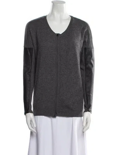 Pre-owned Berenice Wool Jacket In Gray