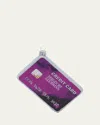 Bergdorf Goodman Bg Credit Card Christmas Ornament In Multi
