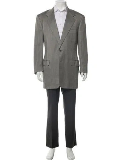 Pre-owned Bergdorf Goodman Blazer In Gray