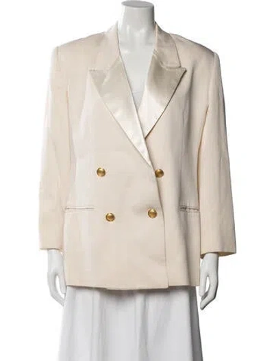 Pre-owned Bergdorf Goodman Blazer In Neutrals