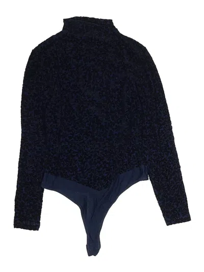 Pre-owned Bergdorf Goodman Bodysuit In Blue