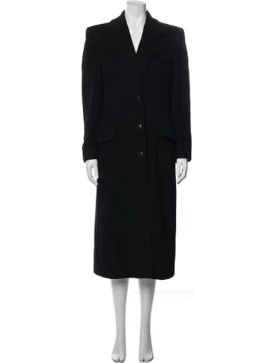 Pre-owned Bergdorf Goodman Cashmere Coat In Black