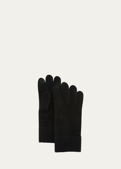 Bergdorf Goodman Cashmere Touchscreen Gloves In Jaffa