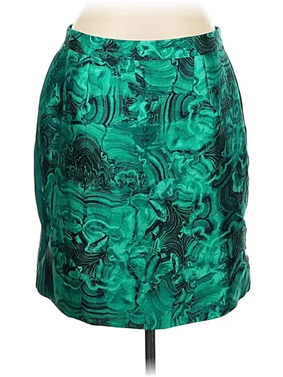 Pre-owned Bergdorf Goodman Casual Skirt In Green