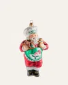 Bergdorf Goodman Chef Santa Christmas Ornament In Multi