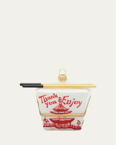 Bergdorf Goodman Chinese Take Out Christmas Ornament In Multi