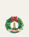 Bergdorf Goodman Christmas Wreath Nyc Ornament In Green