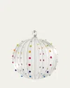 Bergdorf Goodman Clear Multicolored Dots Christmas Ornament In Multi