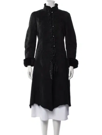 Pre-owned Bergdorf Goodman Coat In Black