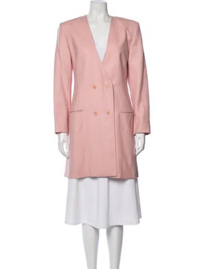 Pre-owned Bergdorf Goodman Coat In Pink