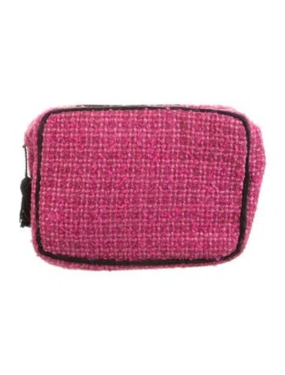 Pre-owned Bergdorf Goodman Cosmetic Bag In Pink