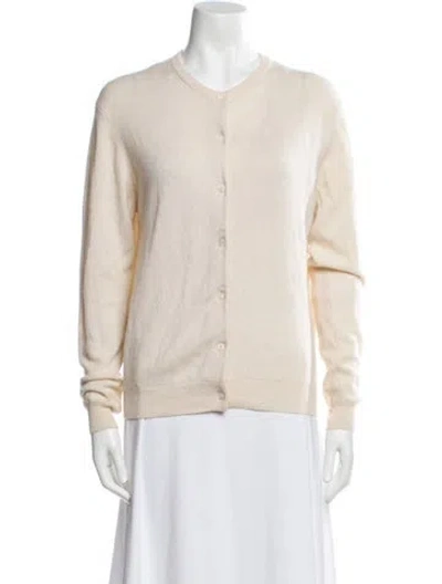 Pre-owned Bergdorf Goodman Crew Neck Sweater In Neutral