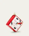 Bergdorf Goodman Crossword Puzzle Christmas Ornament In Red