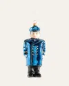 Bergdorf Goodman Doorman Christmas Ornament In Blue