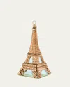 Bergdorf Goodman Eiffel Tower Christmas Ornament In Gold