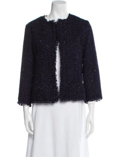 Pre-owned Bergdorf Goodman Evening Jacket In Blue