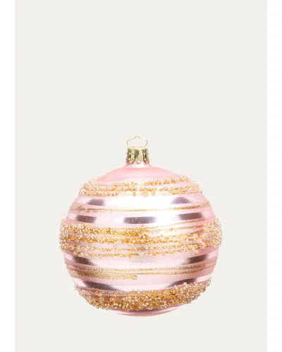 Bergdorf Goodman Glitter Ball Ornament In Multi