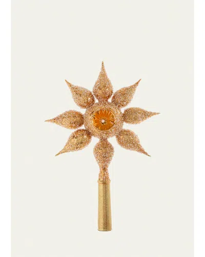 Bergdorf Goodman Golden Star Christmas Tree Topper In Multi