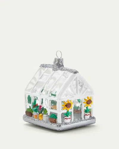 Bergdorf Goodman Greenhouse Christmas Ornament In Metallic