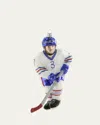 Bergdorf Goodman Hockey Player Christmas Ornament In Multi