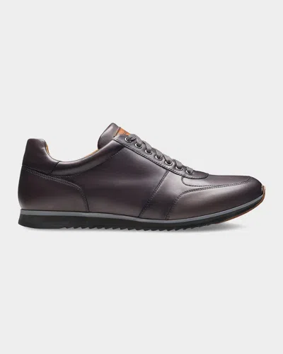 Bergdorf Goodman Ibiza Iii Leather Low-top Sneakers In Purple