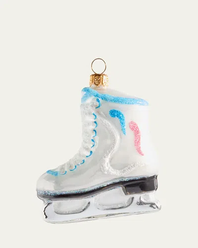 Bergdorf Goodman Ice Skate Christmas Ornament In Multi