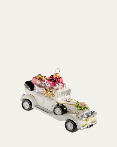 Bergdorf Goodman Just Married Car Ornament In Multi