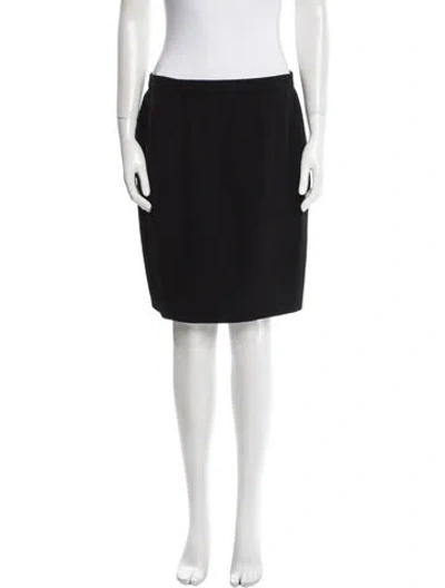 Pre-owned Bergdorf Goodman Knee-length Skirt In Black